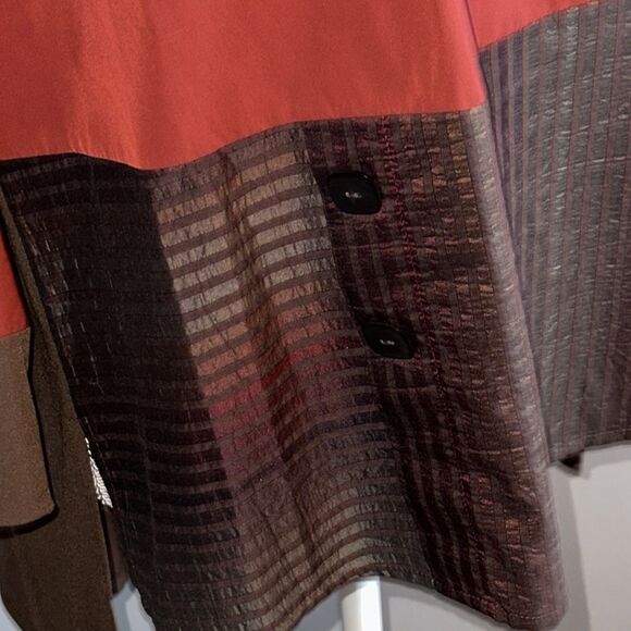 IC Collection Rust Crop Top W/ Stripe Contrast - Picture 10 of 11